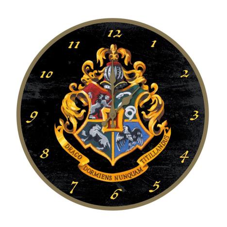 Harry Potter Colourful Crest Wall Clock £12.99